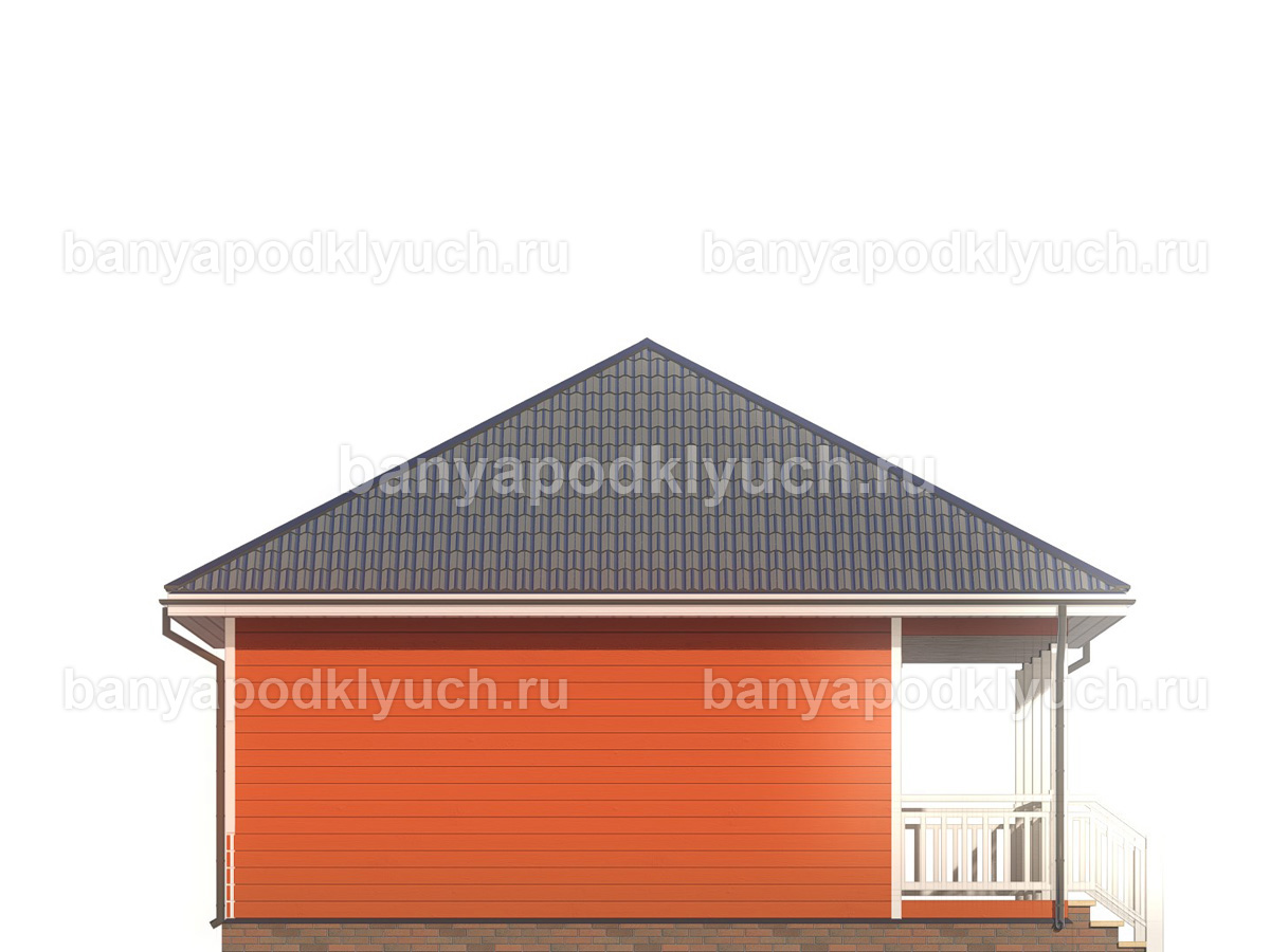 Каркасная баня 8x7.5 м Каркасная баня 8x7.5 м